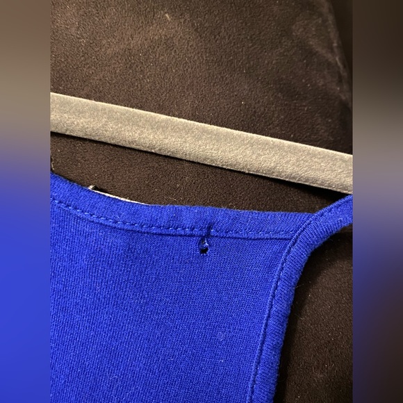 Forever 21 Royal Blue Flowy Crop Top - Picture 3 of 6